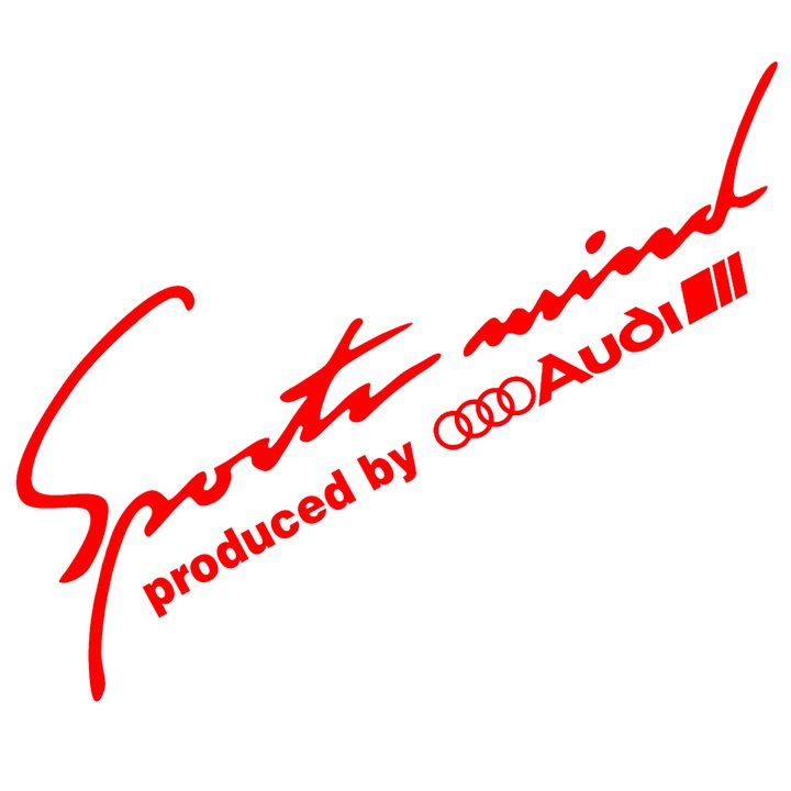 Audi Sport Mind piros autómatrica