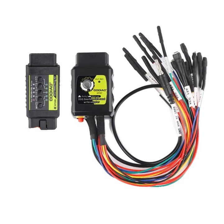 Set adaptor citire/scriere date cutie viteze DSG, Godiag GT105 & GT107, compatibil ECU, set