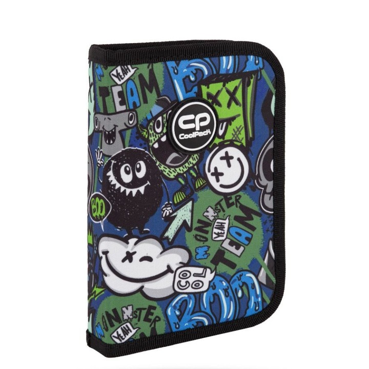 Ученически несесер CoolPack, Clipper, Monster Team, Многоцветен