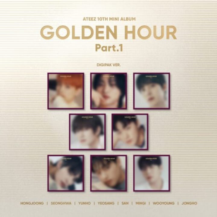 Ateez: 10th Mini Album (Golden Hour: Part. 1) (Digipak) [CD]