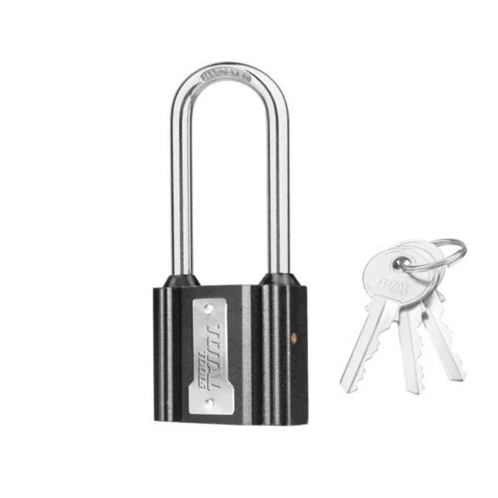 Vas lakat hosszú karral Total, 38 mm, 3 kulccsal