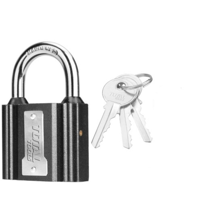 Катинар железен Total, 38 мм, 3 ключа