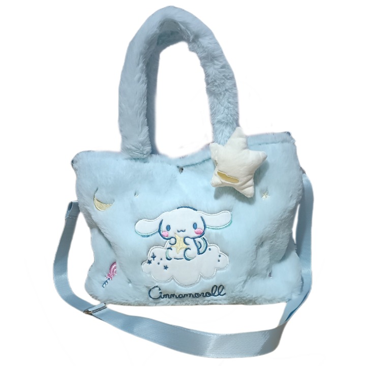 Пухкава чанта Cinnamoroll, Sanrio Universe, синя
