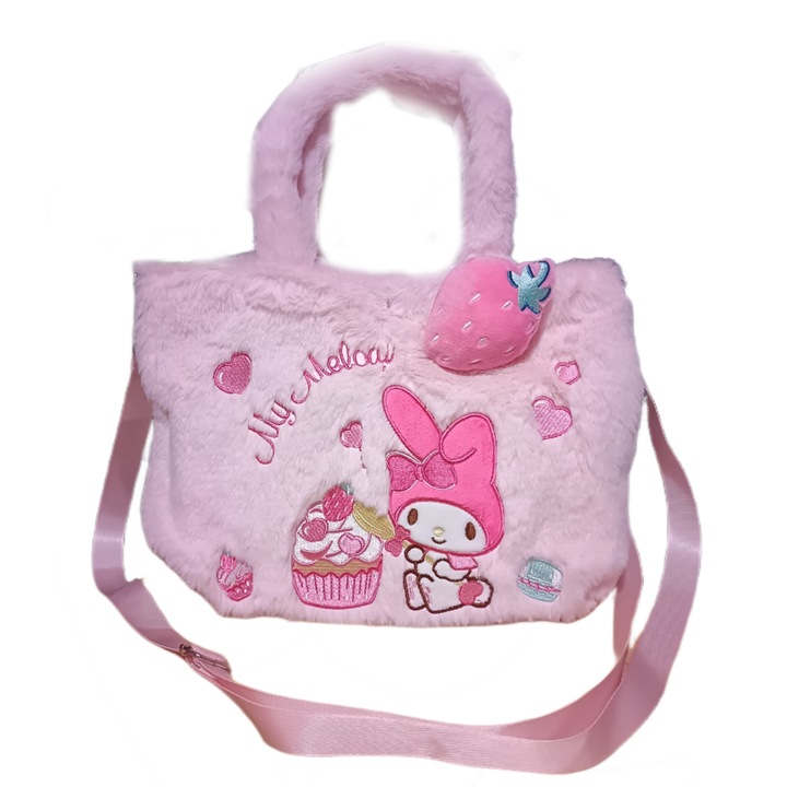 My Melody bolyhos táskám, Sanrio Universe, rózsaszín