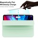 Husa Ultra Slim pentru tableta Apple iPad Air 13 (2024), TPU Smart Cover - Verde Menta