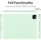 Husa Ultra Slim pentru tableta Apple iPad Air 13 (2024), TPU Smart Cover - Verde Menta