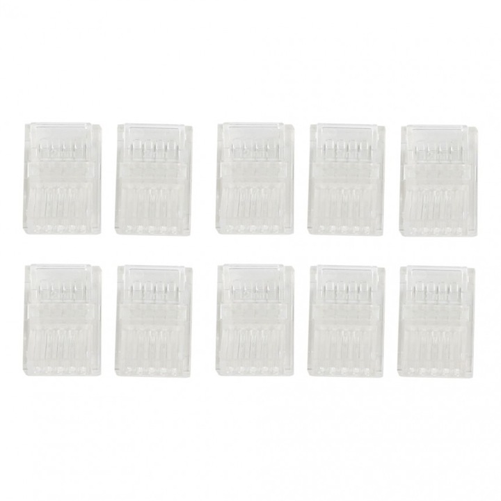 Lightex tápcsatlakozó készlet, 5PIN, LED szalaghoz RGBW, 12mm, IP20, 10db/csomag