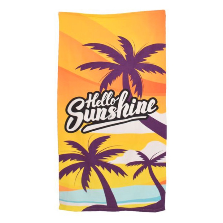 Плажна кърпа Hello Sunshine, 150×70 cm