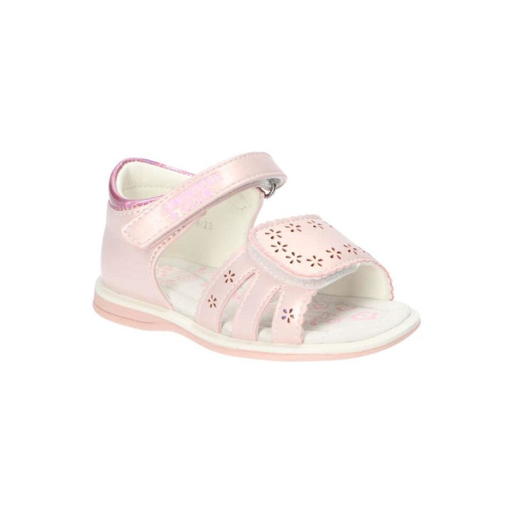 Детски сандали за момиче, American Club, Xd8923, стелка от естествена кожа, Розово