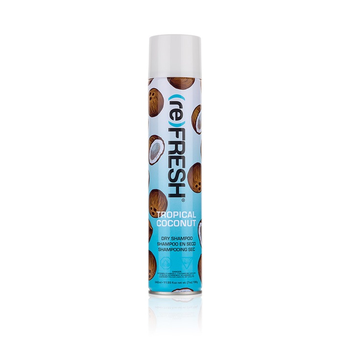 Sampon Uscat Refresh Dry Shampoo, Tropical Coconut, 342 ml
