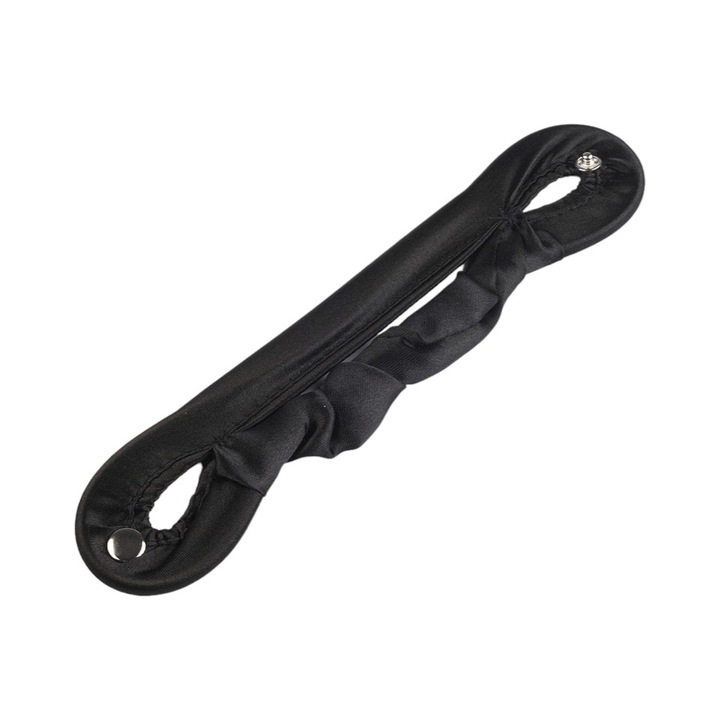 Аксесоар за кок с телбод Chrysalida, размери 4 x 21,5 см, черен