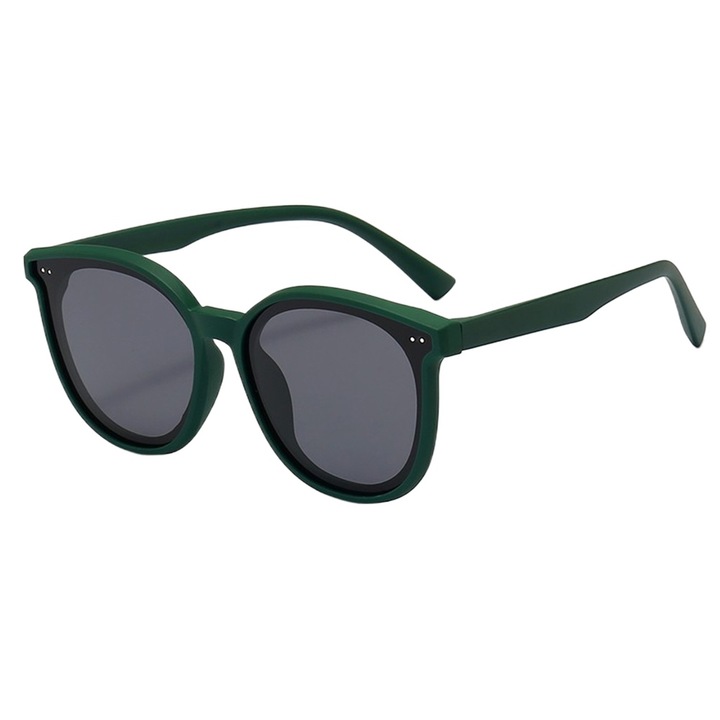 Ochelari de soare copii YISYNIM, polarizati, patrat personalizat, 13.1x4.7cm, verde