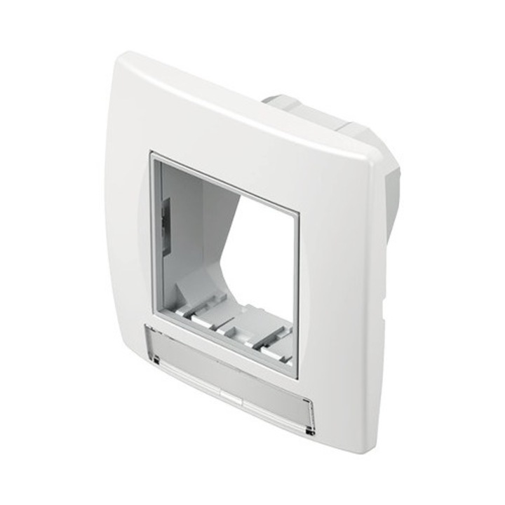 Rama Aparataje Tem Universal 2 Module, Protectie In Doza Ip44, Alb