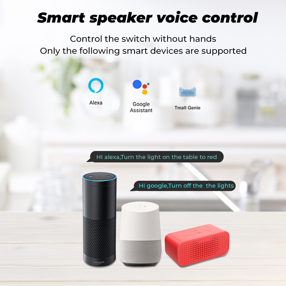 Comutator Releu Inteligent Wifi Aplicatie Smart Life Tuya Compatibil Cu Alexa Google Home