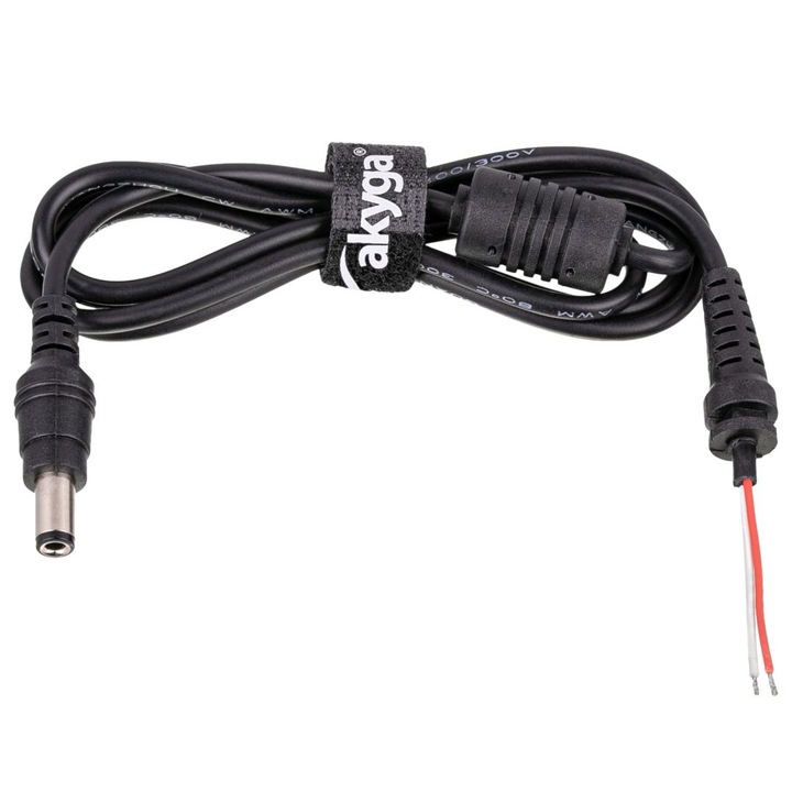 Akyga AK-SC-06 DC kábel, 1.2 m, Fekete