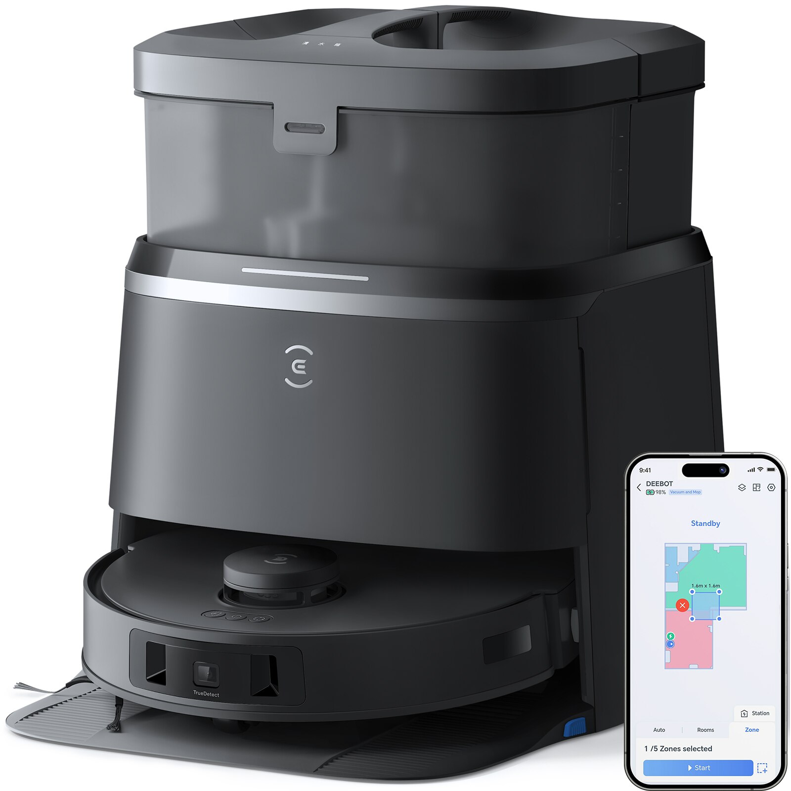 Robot de curatare Deebot X2 OMNI (negru) Ecovacs (DEX86) | Istoric
