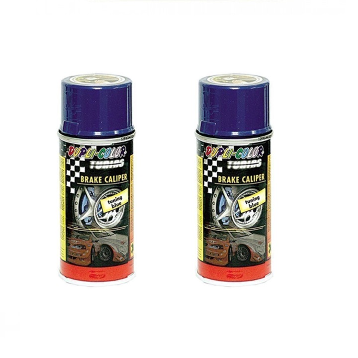 Pachet 2 X Spray vopsea pentru etriere frana 150 ml albastru
