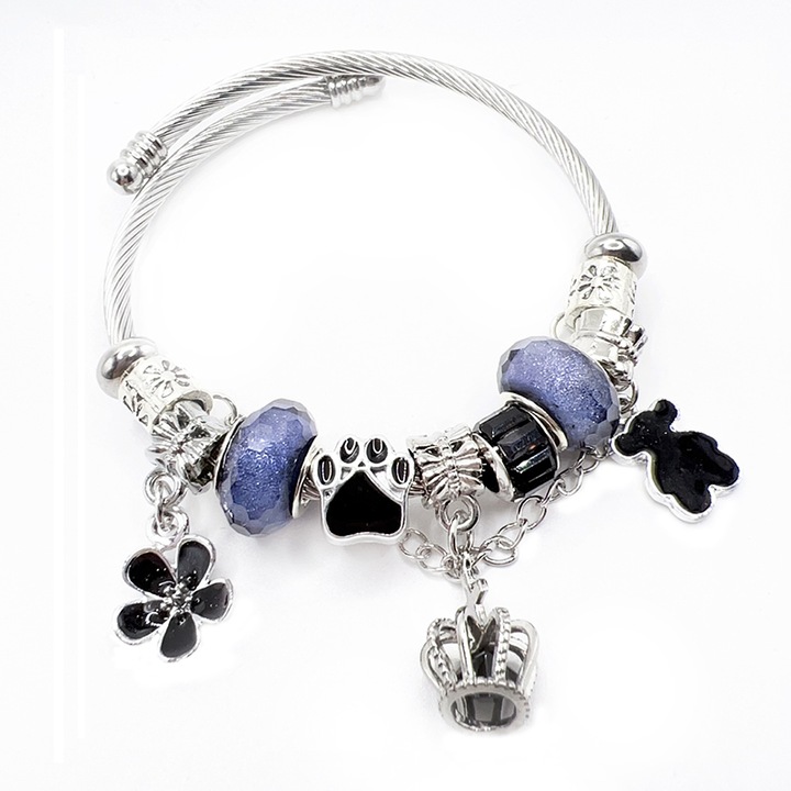 Bratara dama YISYNIM, aliaj, multicolor