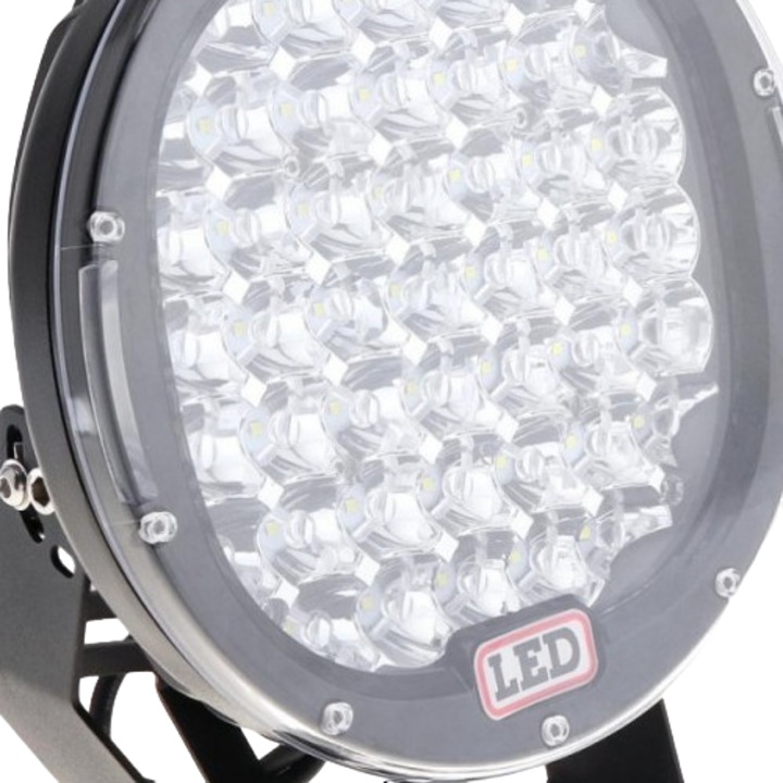 Proiector LED Auto Offroad 225W, 12V-24V, 18000 Lumeni, Rotund, Spot Beam 30 Grade Xenon Bright®