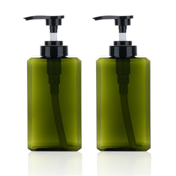 2 db adagoló flakon készlet, műanyag, 450 ml, 19x6,5 cm