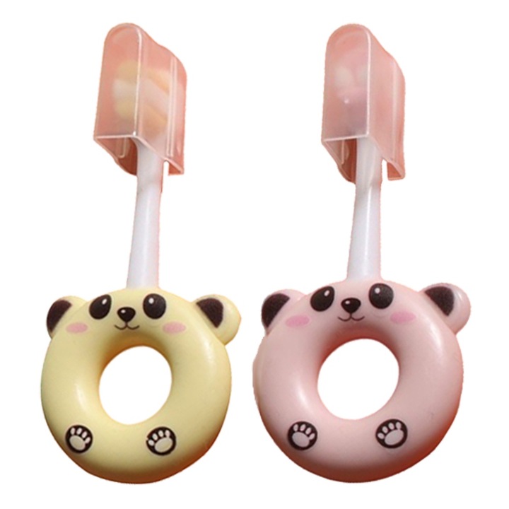 Bébi fogkefe, extra puha, játékos design, széles nyél, többszínű