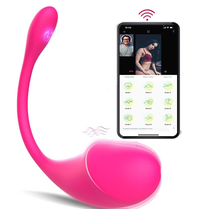 Вибратор Tadpole, Miaoling, App Control, Sex Products, Ricochet Vibrator, Wearable, Vaginal Stimulation, Подходящ за двойки и женска мастурбация, червен