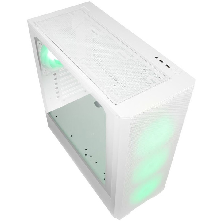 Carcasa Kolink Unity Solar Mesh ARGB, Mid-Tower, Alb