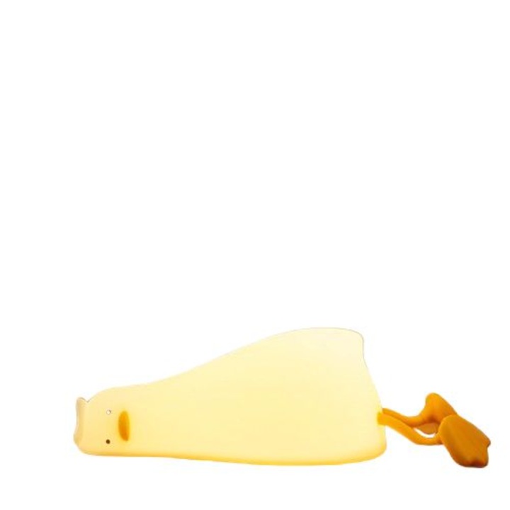 Lampa de veghe pentru copii, silicon, 3 nivele lumina calda, senzor atingere, alb, 210x103x62mm