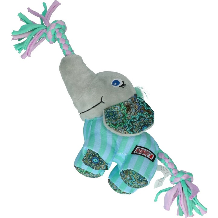 Érzékszervi játék kutyáknak/macskáknak KONG Knots Carnival Elephant S/M