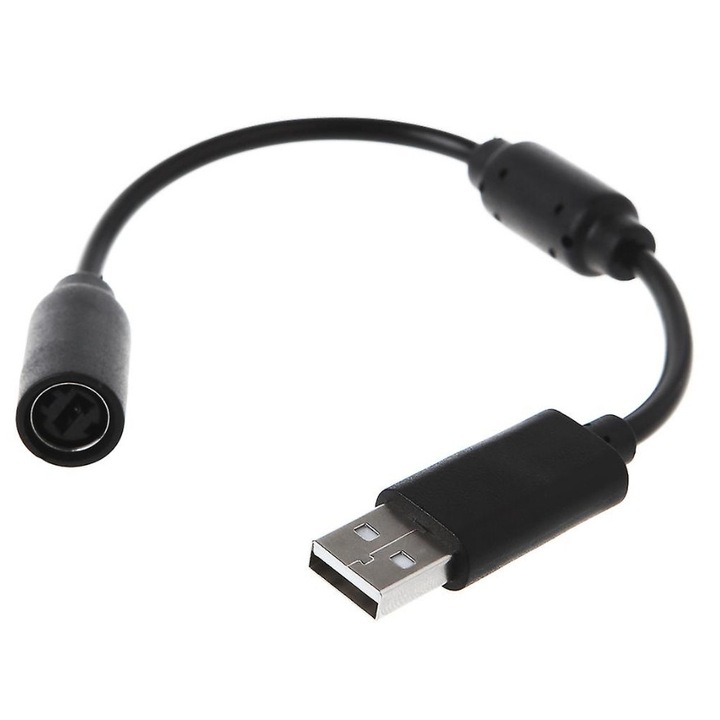 USB átalakító adapter, JENUOS®, Xbox 360 szakadár vezérlőhöz, fekete