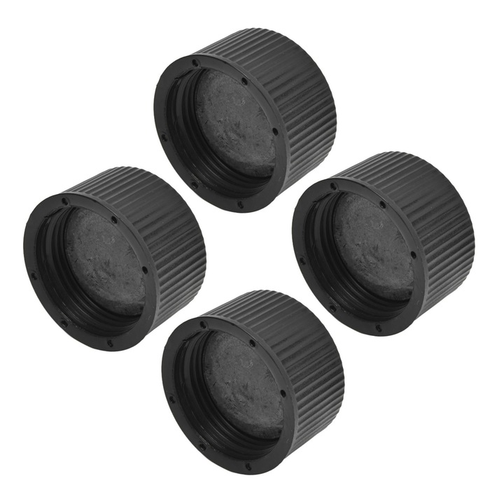Jormftte 4 darab leeresztő sapka és tömítés készlet medence kiegészítőkhöz, 33mm, műanyag, könnyen telepíthető