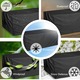 Husa pentru mobilier de gradina, impermeabila, neagra, dimensiune mare, set cu sac de depozitare