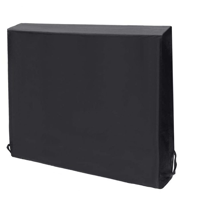 Husa de protectie pentru masa de tenis, Panza, 165x70x185 cm, Negru