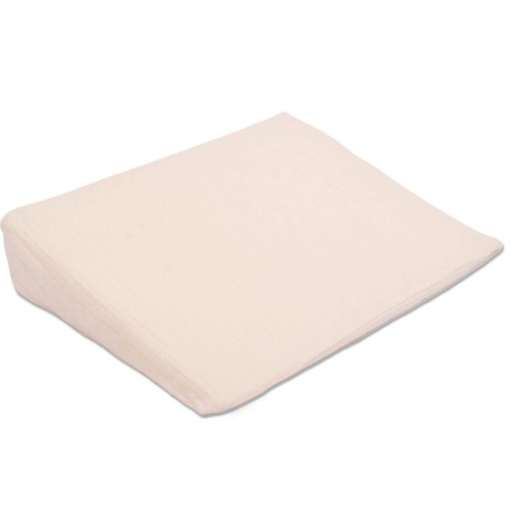 Възглавница със сваляща се калъфка от муселин 30x38 см Kidizi® Ivory, 100% памук