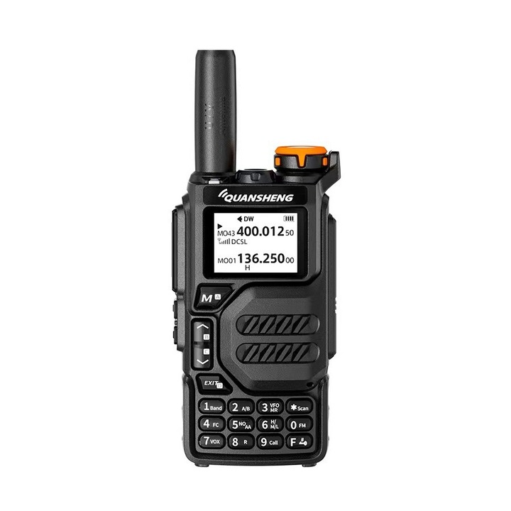 Pадиостанция Quansheng Uv K5, 200 канала, Walkie Talkie Radio, AM / FM, двубандов 136-174MHz / 400-470MHz