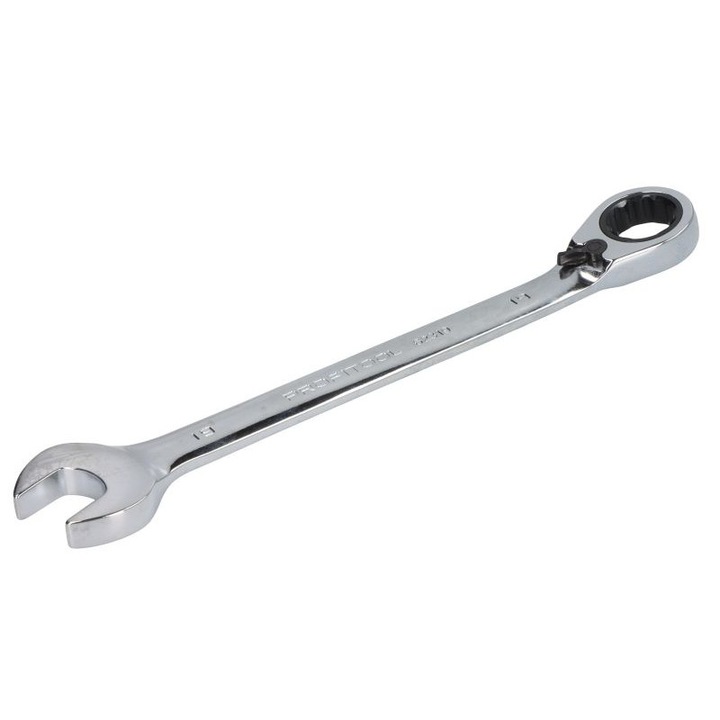 Cheie combinata cu clichet PROFITOOL, 32 dinti, deschidere cheie 19 mm