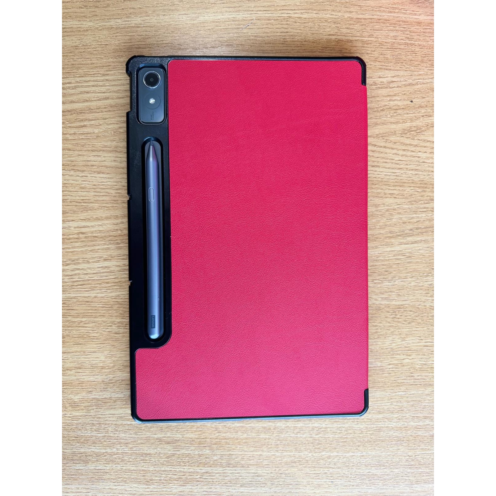 Husa DDOLI ® pentru tableta Lenovo Tab P12, 12.7 inch, Rosu