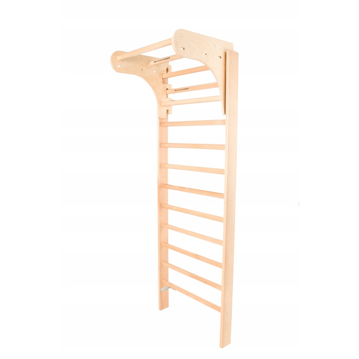 Spalier gimnastica Dremar, reglabil, din lemn de fag, 225x65cm