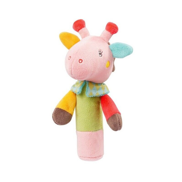 Jucarie Multicolora pentru Bebe, 6 - 12 Luni, Mixbo, cu Sunete, Girafa