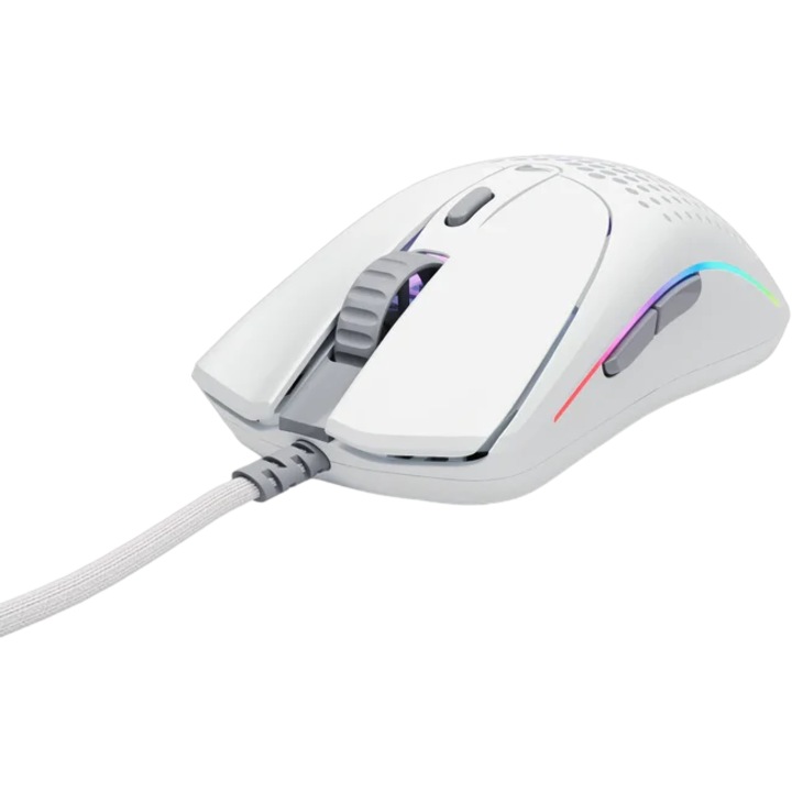Мишка Glorious Model O 2 PRO, 26000 DPI, Ultralight 59g, 6 бутона, Бяла