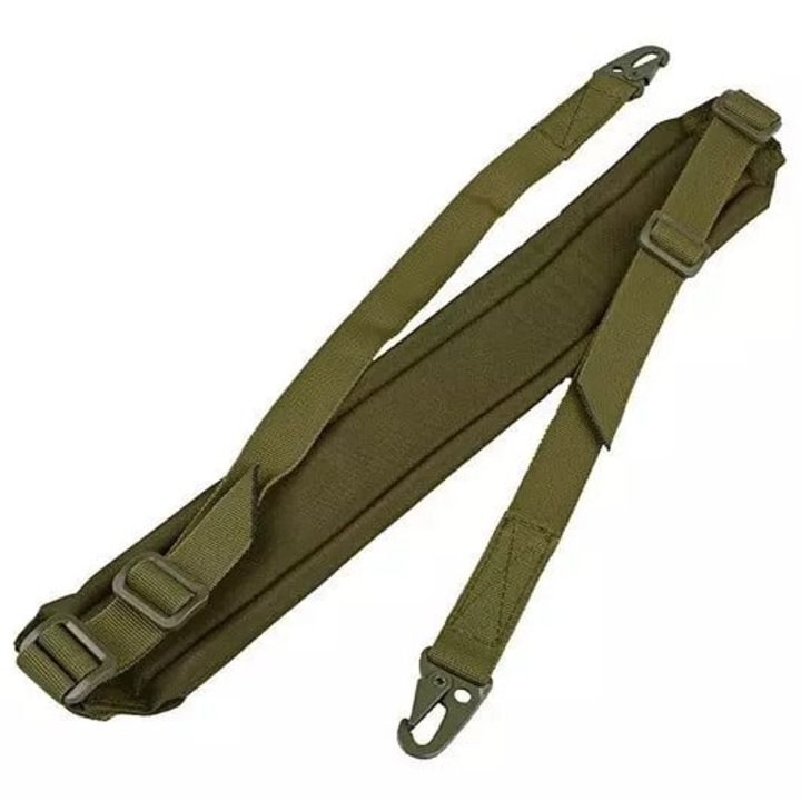 Curea Tactica Airsoft Machine Gun 2 Puncte Olive GFC Tactical