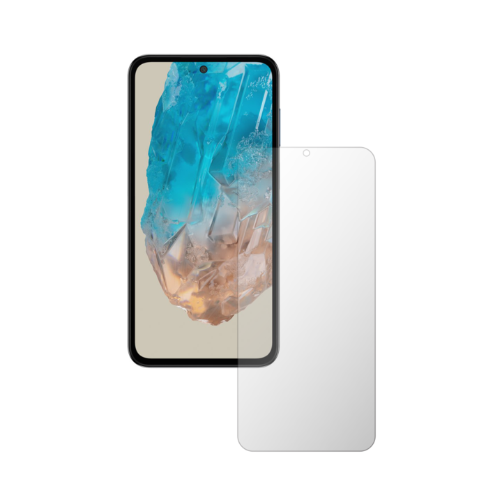 Комплект от 2X iSkinz протектор за екран за Samsung Galaxy M35 - подходящ за калъф, невидим Skinz HD, ултра-прозрачен силикон с пълно покритие, залепващ и гъвкав