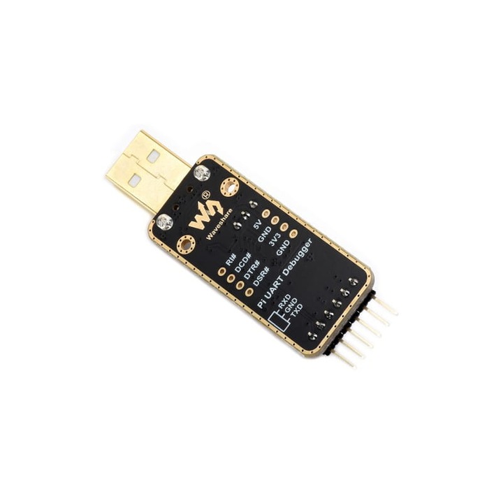 Modul, WaveShare, Raspberry Pi 5, Pi UART Debugger Expansion Board, 26619