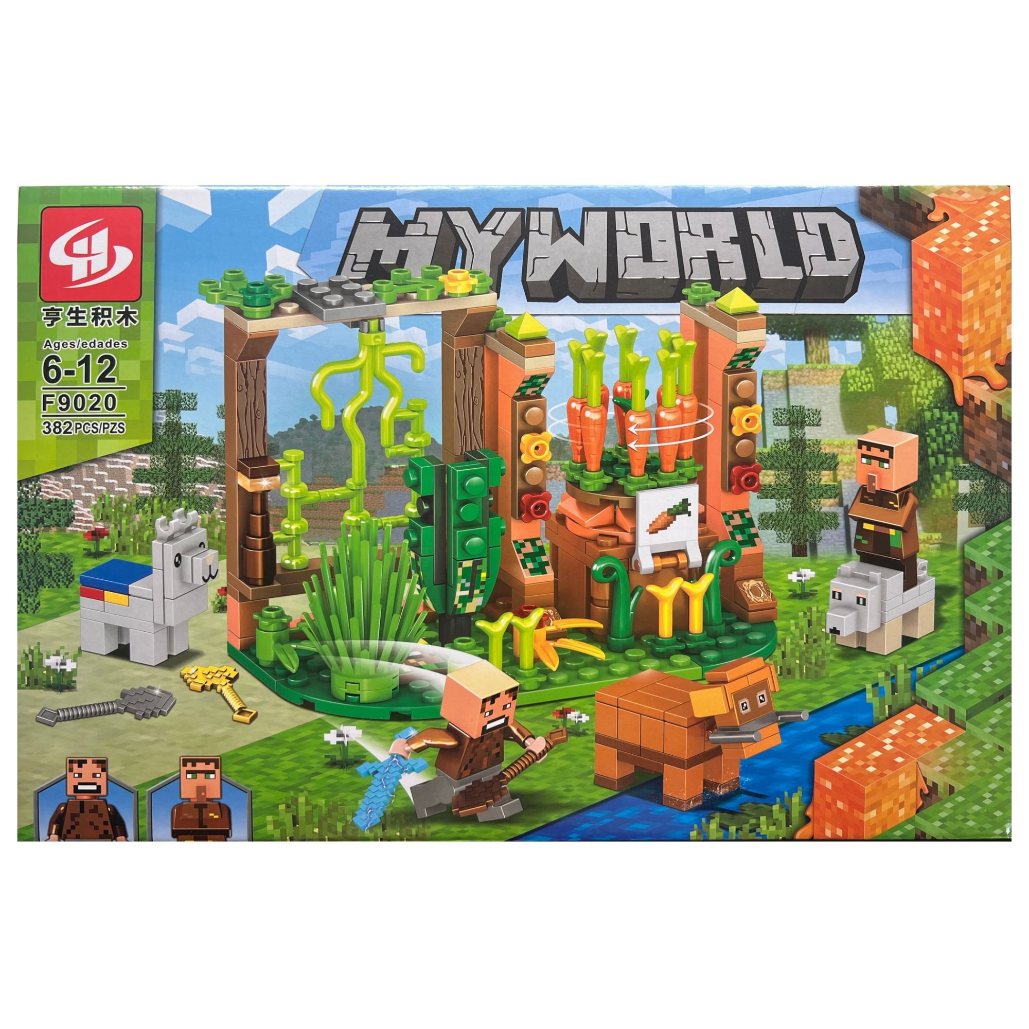 Set de constructie Minecraft 4 in 1, MyWorld, 382 piese - eMAG.ro Set de constructie Minecraft 4 in 1, MyWorld, 382 piese - eMAG.ro