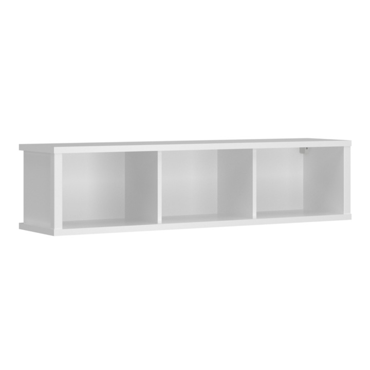 Окачен рафт бял Erodin ПДЧ 125.4x29.5x30.4 см