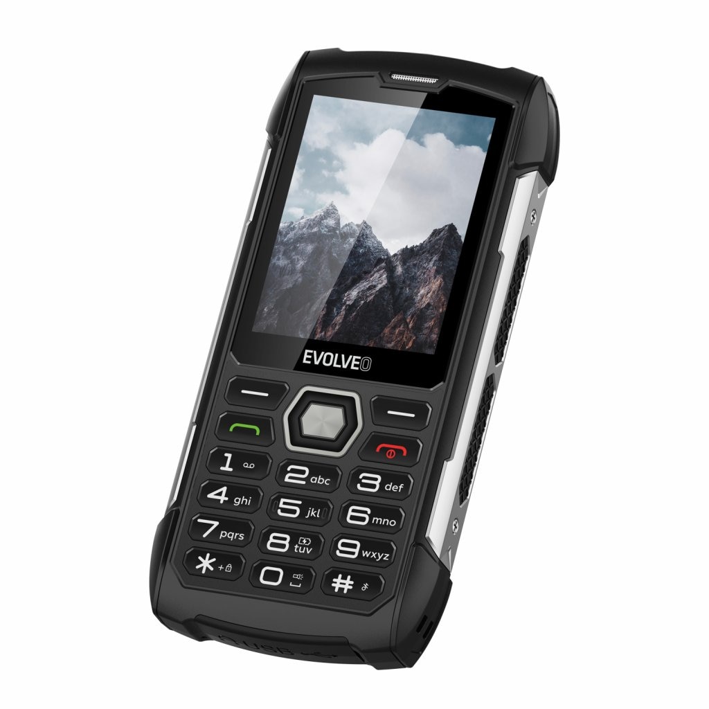 Telefon mobil Evolveo STRONGPHONE H1, negru/argintiu