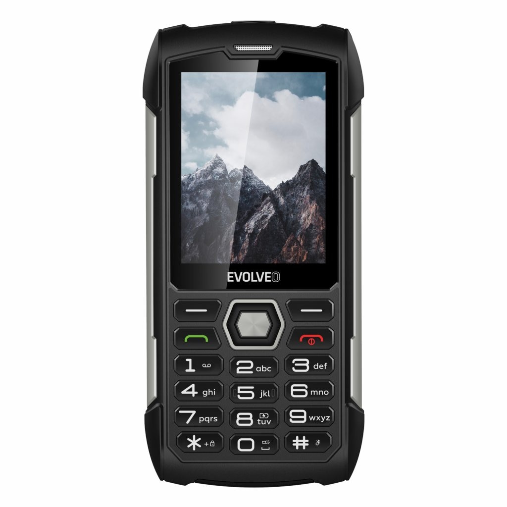 Telefon mobil Evolveo STRONGPHONE H1, negru/argintiu
