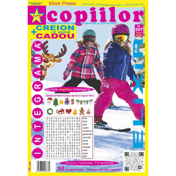 Integrame, Elixir Press, Integrama Copiilor nr. 297, 52 pagini