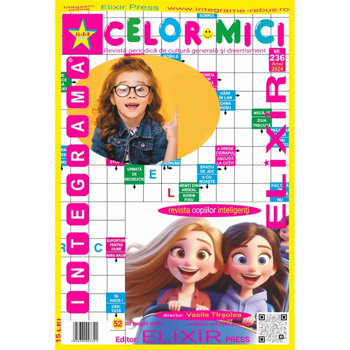 Integrame, Elixir Press, Integrama celor mici nr. 236, 52 pagini