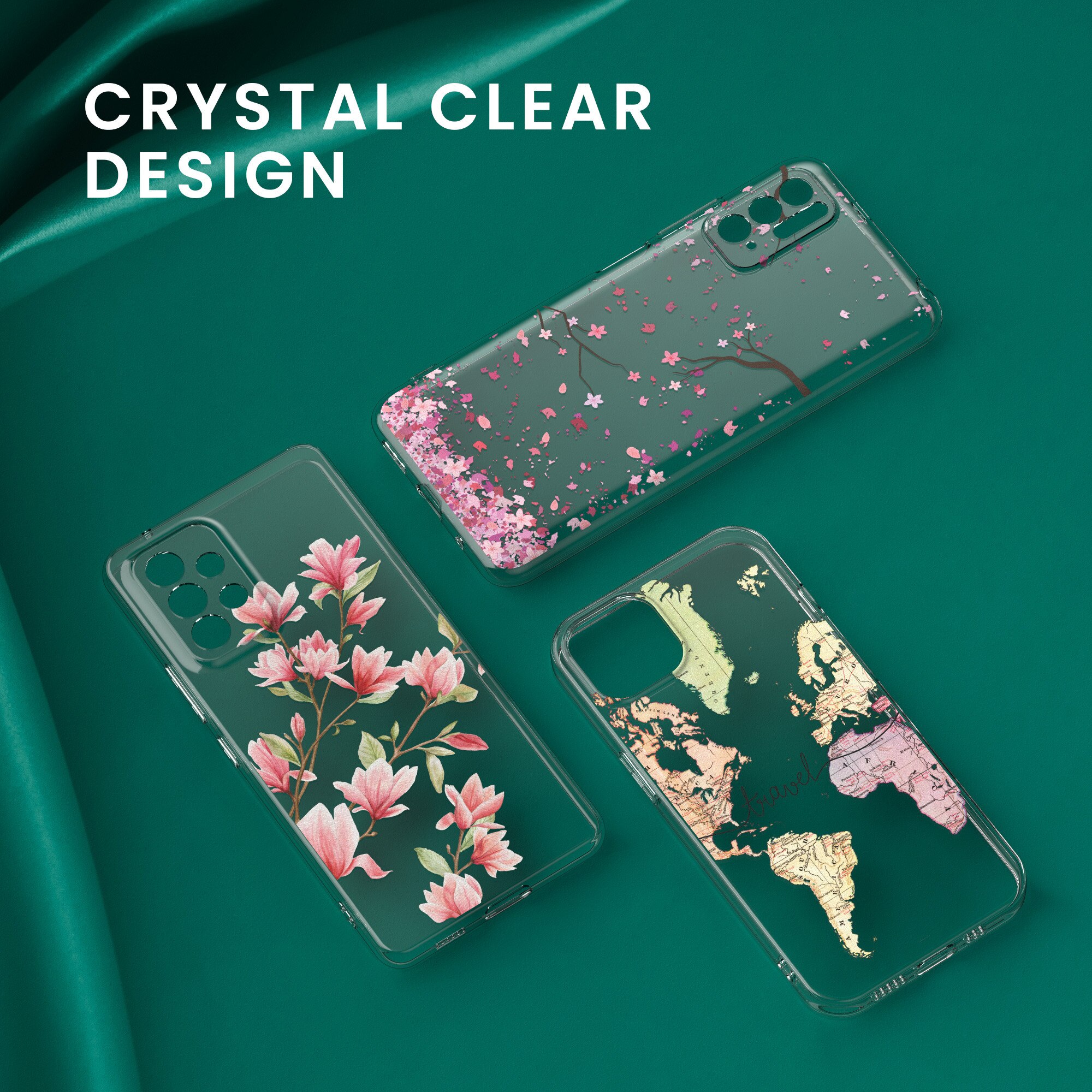 Husa Kwmobile pentru Samsung Galaxy A56 5G, protectie la socuri, protectie la zgarieturi, silicon, alb, transparent